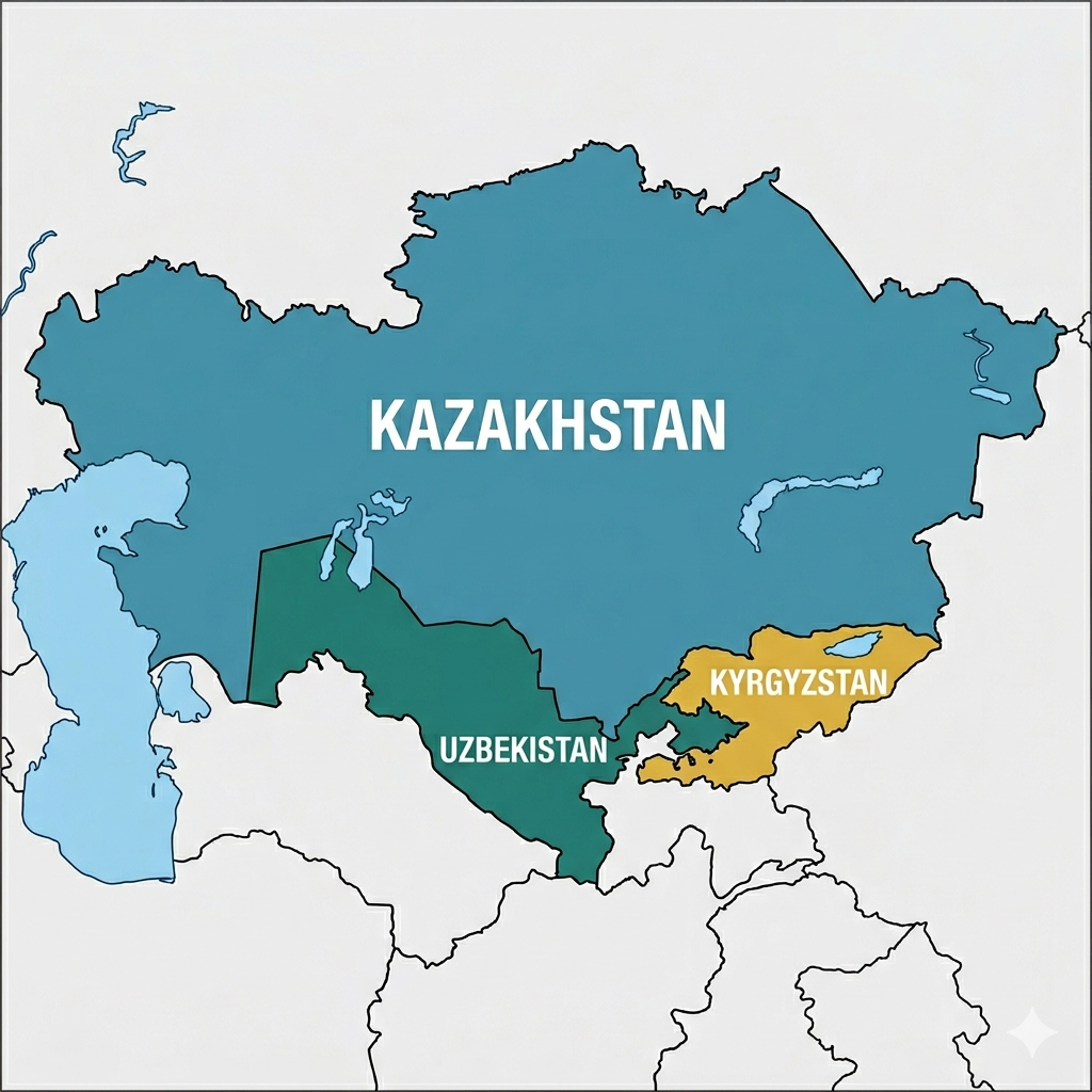 Travel eSIM data plans for Central Asian countries