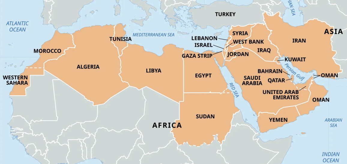 Travel eSIM data plans for Middle East and North Africa