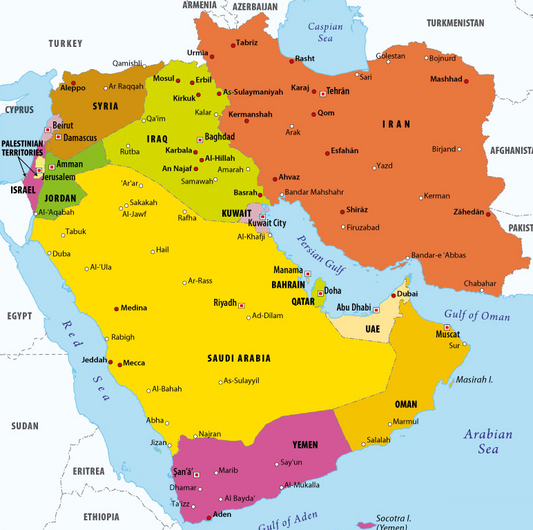 Travel eSIM data plans for Middle East